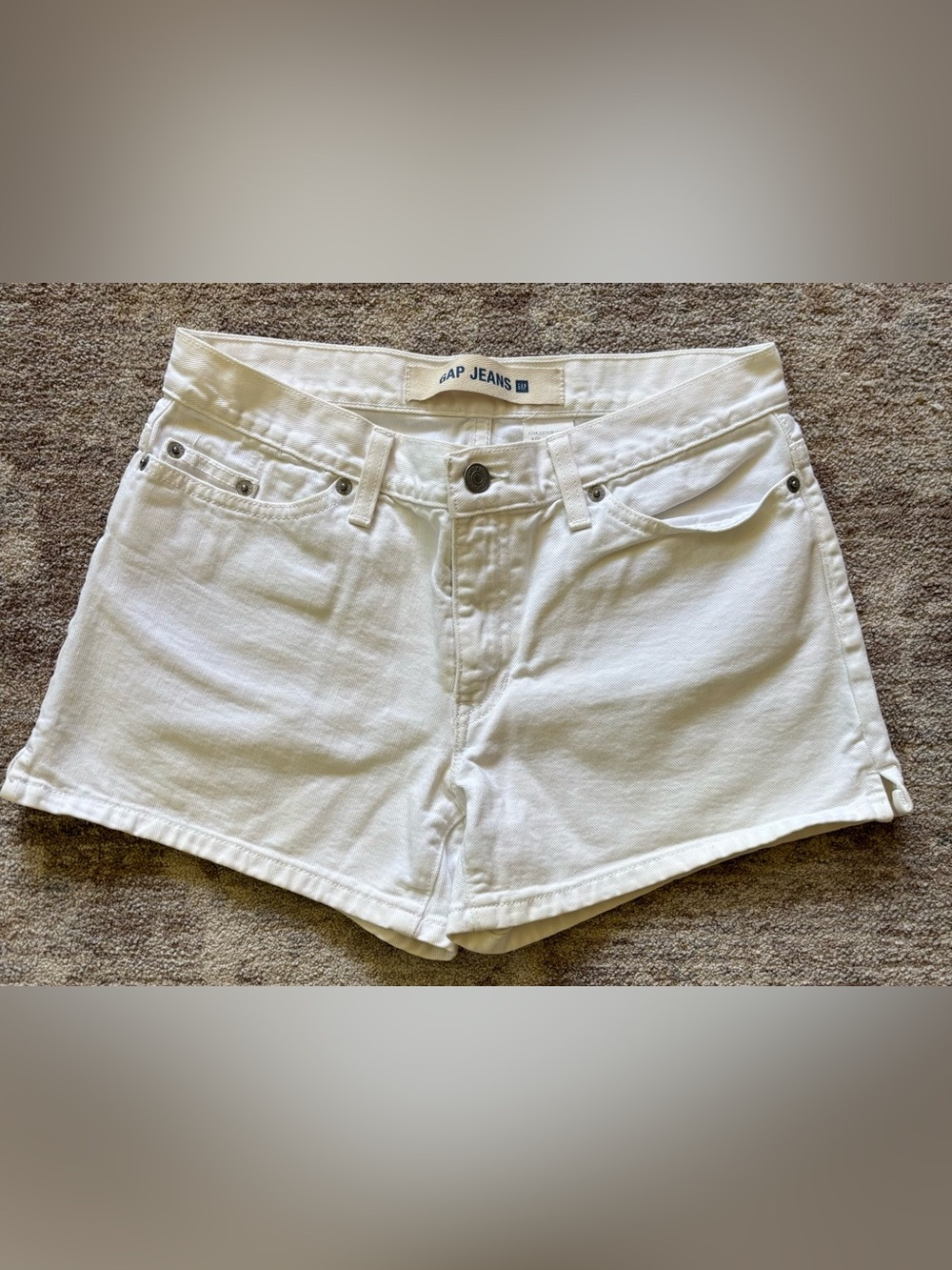 Vintage GAP White Denim Jean Shorts